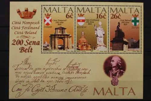 Malta, MiNr. Block 15, postfrisch - 652730