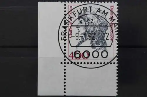 Deutschland (BRD), MiNr. 1582, Ecke links unten, VS F/M, EST - 651226