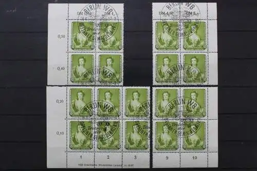 DDR, MiNr. 587, 4er bzw. 6er Block, alle 4 Ecken, ESST - 653209