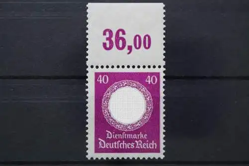 Deutsches Reich Dienst, MiNr. 142, Oberrand dgz, 36,00, postfrisch - 653112