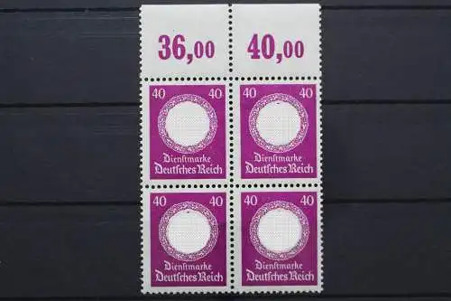 DR Dienst, MiNr. 142, 4er Block, OR 36,00/40,00, postfrisch - 652518