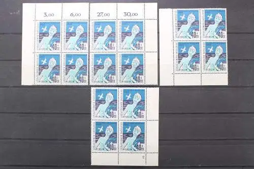 Berlin, MiNr. 196, 4er Block, alle 4 Ecken, FN 2, postfrisch - 652405