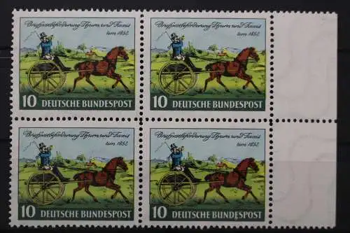 Deutschland (BRD), MiNr. 160, 4er Block, rechter Rand, postfrisch - 653760