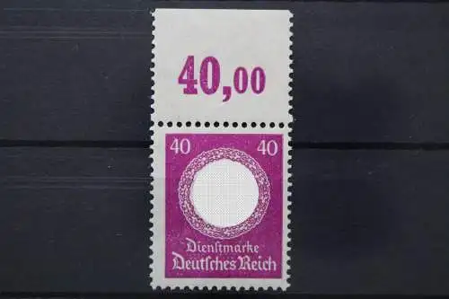 Deutsches Reich Dienst, MiNr. 142, Oberrand dgz, 40,00, postfrisch - 653111