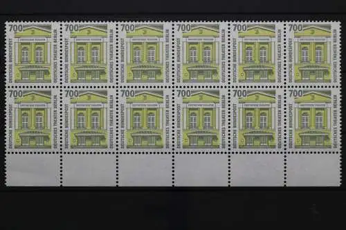 Deutschland (BRD), MiNr. 1691, 12er Block, Unterrand, postfrisch - 652495