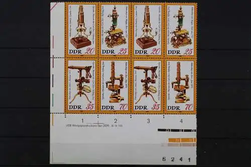 DDR, MiNr. 2534-2537, Achterblock, DV, postfrisch - 653333