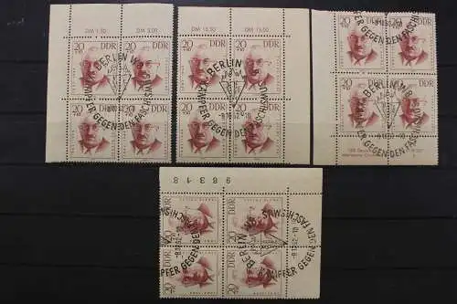 DDR, MiNr. 921, Viererblock, alle 4 Ecken, DV 3, ESST - 653358