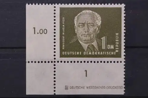 DDR, MiNr. 253, Ecke li. unten mit DZ 2, postfrisch, BPP Signatur - 653833