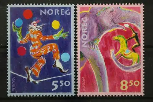 Norwegen, MiNr. 1446-1447, postfrisch - 654019