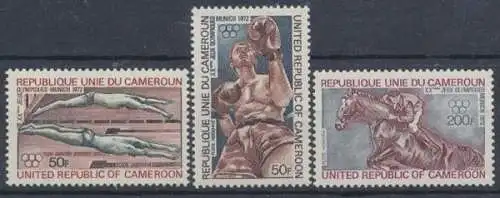 Kamerun, MiNr. 700-702, postfrisch - 694592