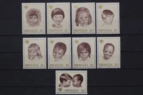 Ruanda, MiNr. 992-1000, postfrisch - 654639