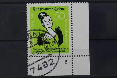 Deutschland (BRD), MiNr. 1129, Ecke rechts unten, FN 2, gestempelt - 654342