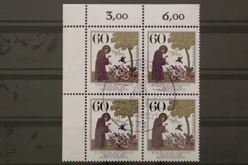 Deutschland (BRD), MiNr. 1149, 4er Block, Ecke links oben, gestempelt - 654388