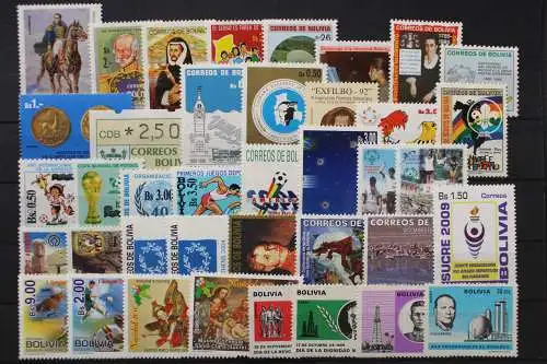 Bolivien, postfrische Partie mit 39 Briefmarken - 655760