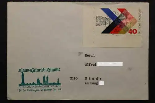 Deutschland (BRD), MiNr. 753, Ecke links unten auf Brief - 511671