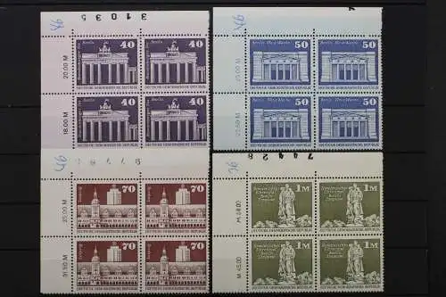 DDR, MiNr. 1879-1882, Viererblöcke, Ecken links oben, postfrisch - 655405