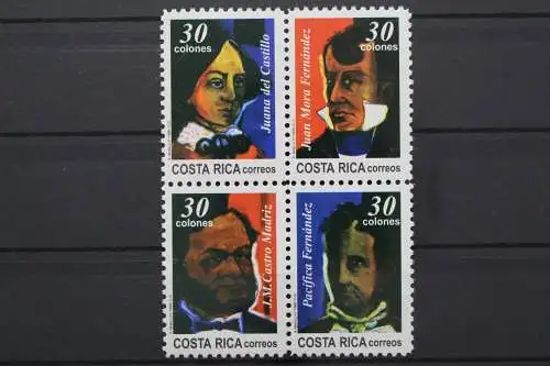 Costa Rica, MiNr. 1474-1477 Viererblock, postfrisch - 655036