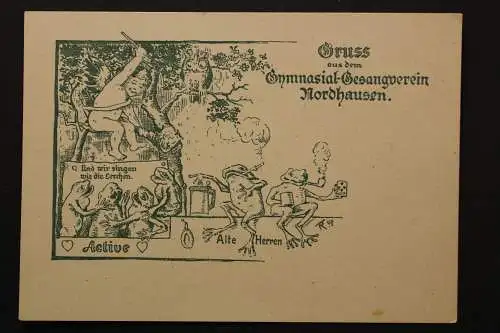 Nordhausen, Gruss aus dem Gymnasial-Gesangsverein Nordhausen - 512057