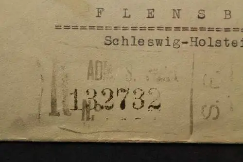 Brasilien, R-Brief 1938 mit Freistempler & Marke nach Flensburg - 511907