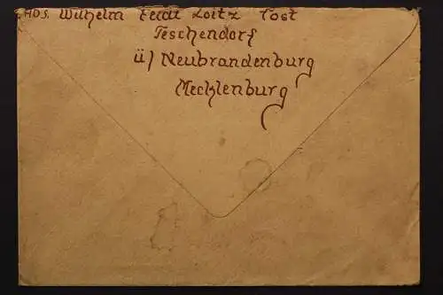 Teschendorf über Neubrandenburg, Landpoststempel - 512008