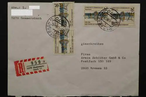 Deutschland (BRD), MiNr. 1251 auf R-Brief vom 25.7.85 - 511824