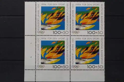 Deutschland, MiNr. 1719, Viererblock, Ecke li. unten, postfrisch - 656234