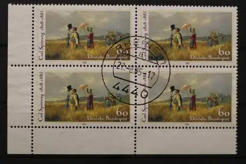 Deutschland (BRD), MiNr. 1258, Viererblock, Ecke li. unten, gestempelt - 655442