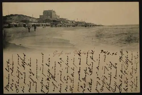 Sylt - Westerland, Blick zum Strand, Zelte - 421363