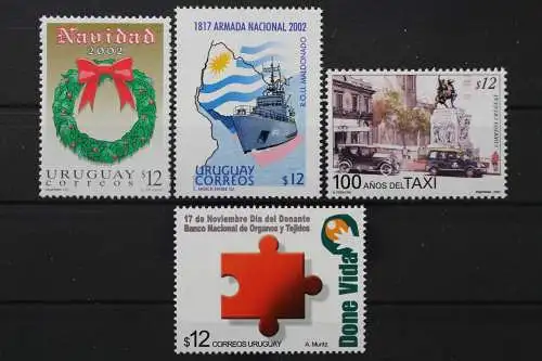 Uruguay, MiNr. 2692, 2695, 2696 + 2697, postfrisch - 655696