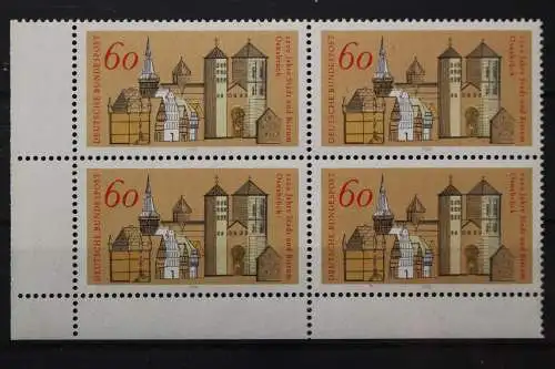 Deutschland, MiNr. 1035, Viererblock Ecke links unten, postfrisch - 656152