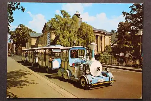 Bad Kissingen, Kurbähnle mit Regenrenbau - 421674