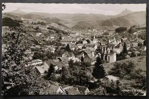 Adenau/ Eifel, Blick auf den Ort, die Hohe Acht und Nürburg - 421764