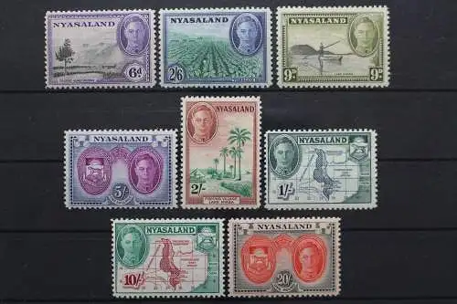 Malawi-Nyassaland, MiNr. 106-113 (6 P - 20 Sh), postfrisch - 656401