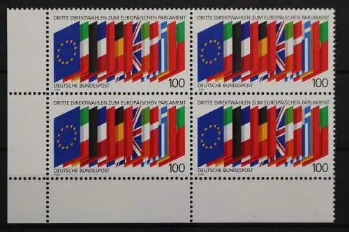 Deutschland, MiNr. 1416, Viererblock, Ecke li. unten, postfrisch - 656736