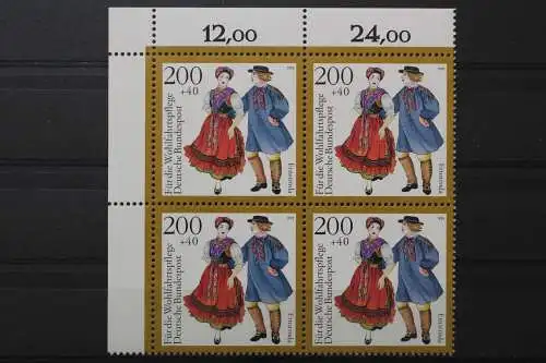 Deutschland, MiNr. 1700, Viererblock, Ecke li. oben, postfrisch - 656197