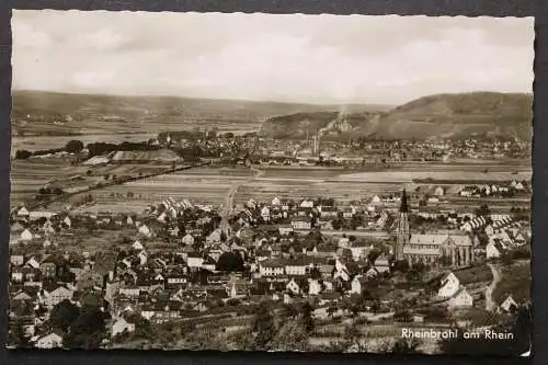 Rheinbrohl am Rhein, Blick auf den Ort - 421898