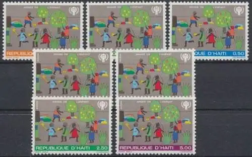 Haiti, MiNr. 1348-1354, postfrisch - 694725