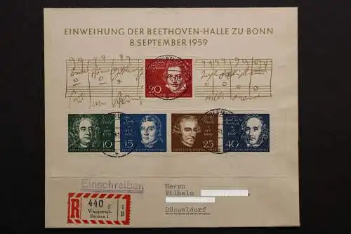 Deutschland, Block 2, R-Brief ab Wuppertal, 1961 - 512321