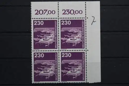 Deutschland, MiNr. 994, Viererblock, Ecke re. oben, postfrisch - 657663