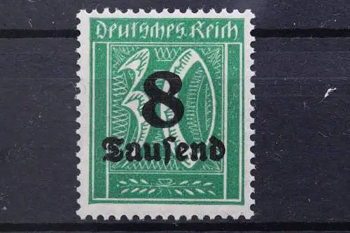 Deutsches Reich, MiNr. 278 PLF IV, postfrisch, geprüft Infla - 658613