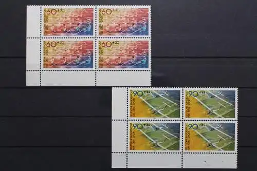 Deutschland, MiNr. 1094-1095, 4er Blöcke Ecken li. u., postfrisch - 656775