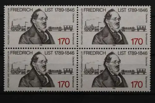 Deutschland (BRD), MiNr. 1429, Viererblock, postfrisch - 656835