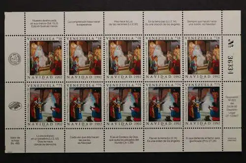 Venezuela, MiNr. 2758-2759, Kleinbogen, postfrisch - 657812