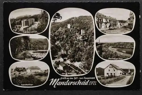 Manderscheid, beide Burgen, Sanatorium, Maar, Jugendherberge Kinderheim - 422585