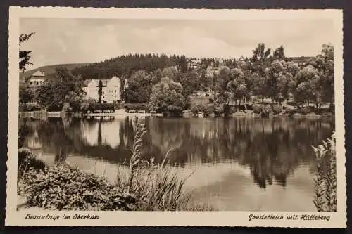 Braunlage, Oberharz, Gondelteich mit Hütteberg - 422119