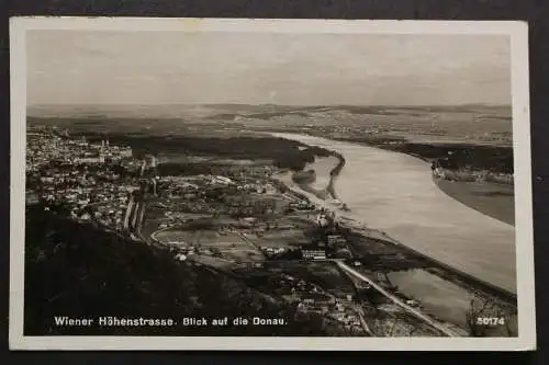 Wien, Wiener Höhenstrasse, Blick auf die Donau - 422147