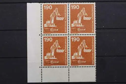 Deutschland, MiNr. 1136, Viererblock, Ecke li. unten, postfrisch - 657646