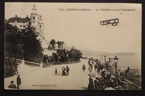 Monte-Carlo, Le Theatre et les Terrasses, Flugzeug - 422422