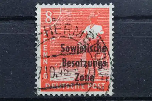 Sowjetische Zone, MiNr. 184 b, gestempelt, BPP Kurzbefund - 658583