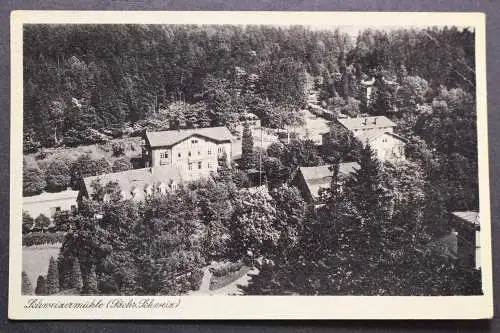 Schweizermühle, Sächs. Schweiz, Teilansicht - 422095